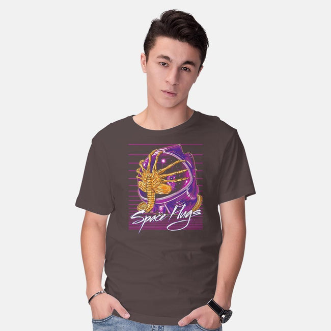 Space Hugs-mens basic tee-zerobriant