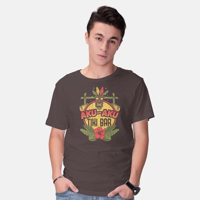 Aku Aku Tiki Bar-mens basic tee-ilustrata