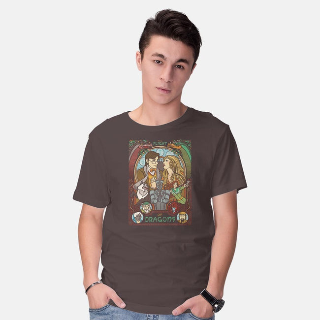 The Flight of Dragons-mens basic tee-ursulalopez