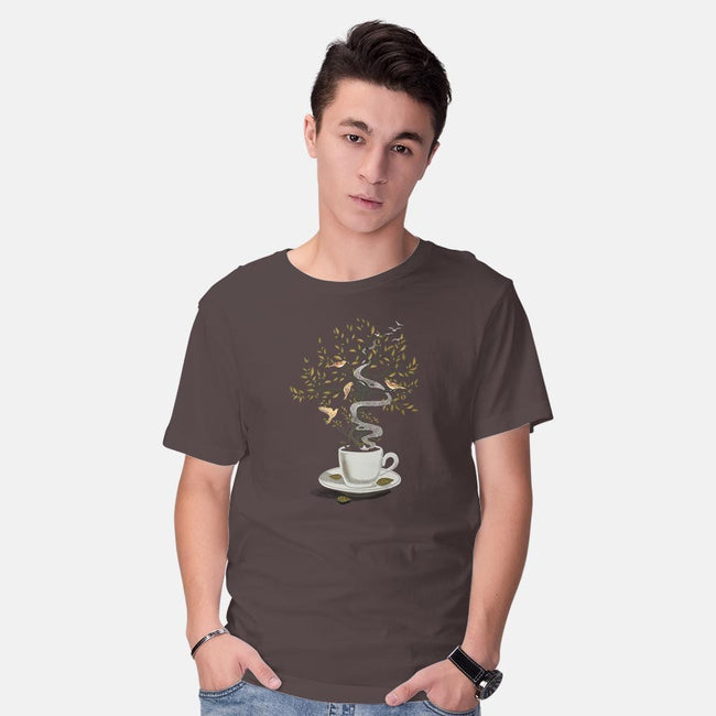 Cup of Dreams-mens basic tee-dandingeroz