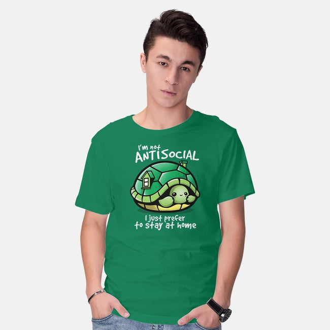 Antisocial Turtle-mens basic tee-NemiMakeit