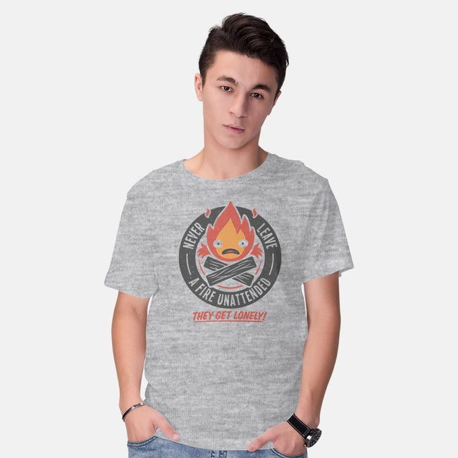 Lonely Fire Demon-mens basic tee-adho1982