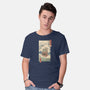 Moving Castle Ukiyo-E-mens basic tee-vp021