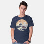 On the Cliff by the Sea-mens basic tee-leo_queval