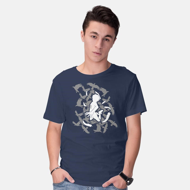 Soaring Crow-mens basic tee-TerminalNerd