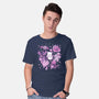 Trick or Treaters-mens basic tee-PixelEyeBat