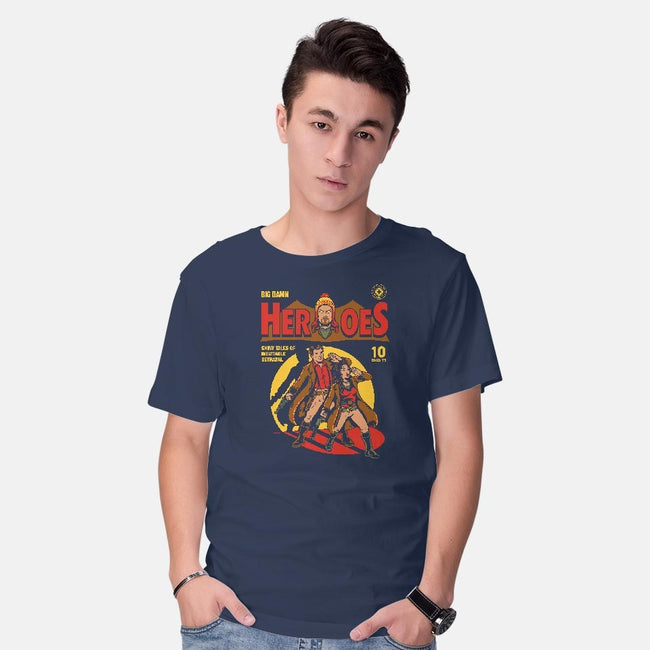 Heroes Comic-mens basic tee-harebrained