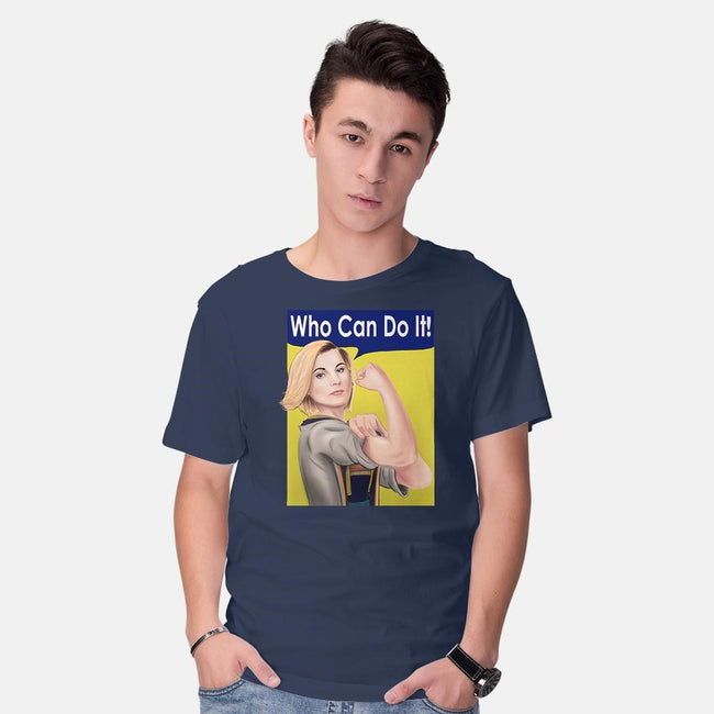 Who Can Do It!-mens basic tee-MarianoSan
