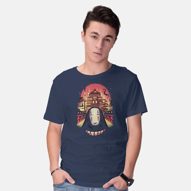 Welcome To The Magical Bath House-mens basic tee-vp021
