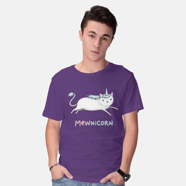 Mewnicorn-mens basic tee-SophieCorrigan