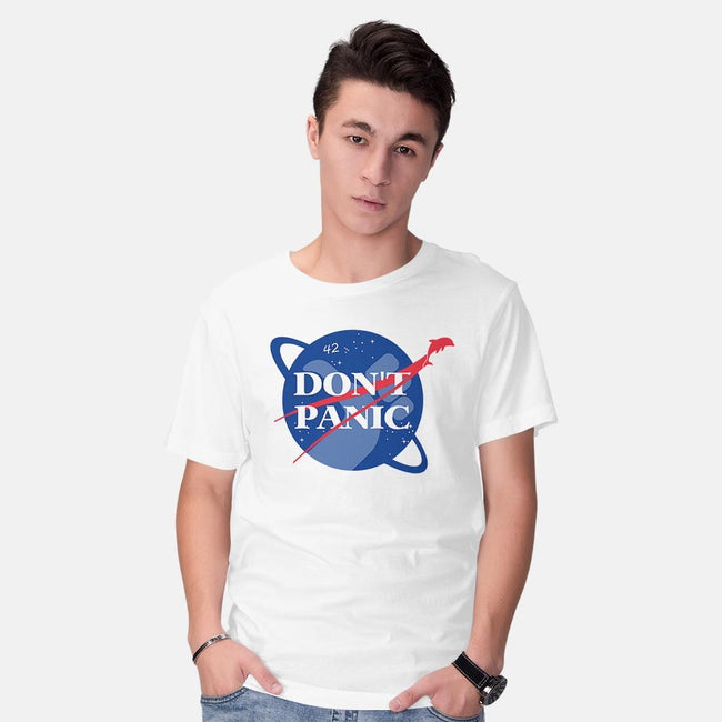 Don't Panic-mens basic tee-Manoss1995