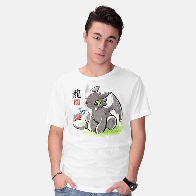 Inked Dragon-mens basic tee-BlancaVidal