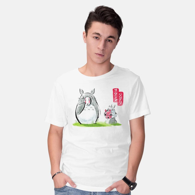 Ghibli Ink-mens basic tee-BlancaVidal