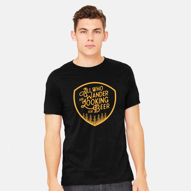 All Who Wander are Looking for Beer-mens heavyweight tee-beerisok