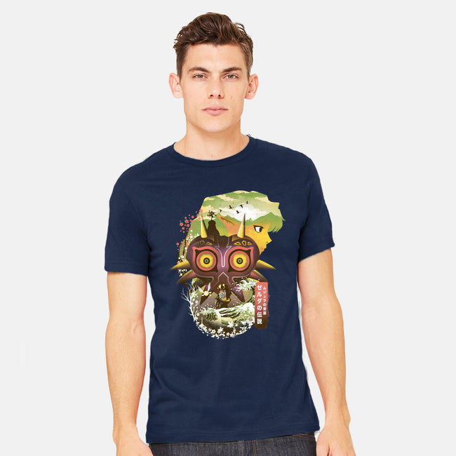 Ukiyo-E Majora-mens heavyweight tee-dandingeroz