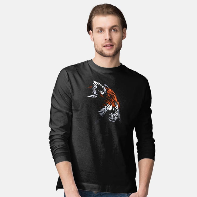 Tribal Red Panda-mens long sleeved tee-albertocubatas