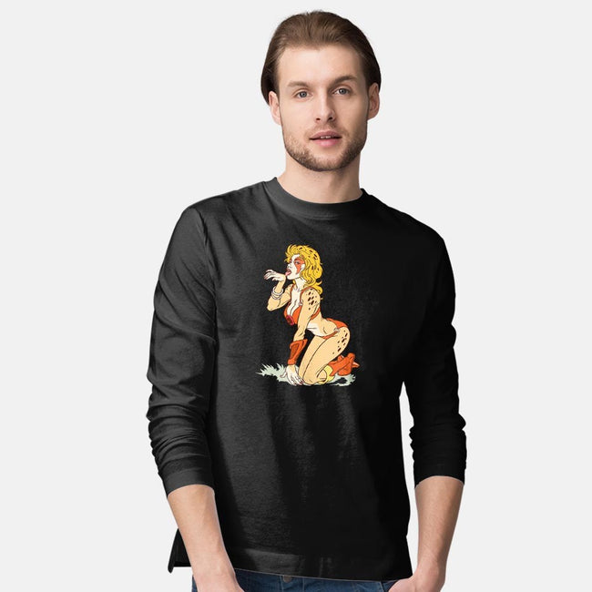 Cat Got Your Tongue-mens long sleeved tee-Chris Wahl