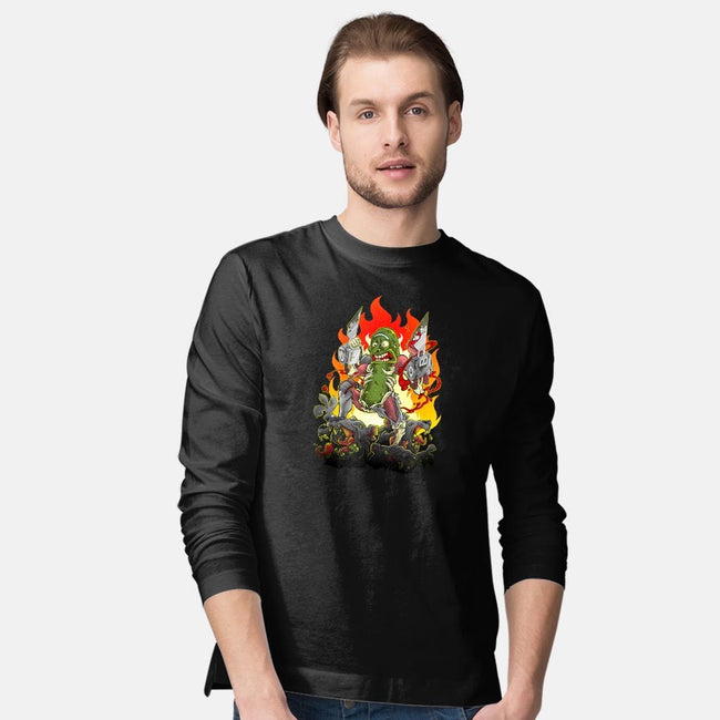 Pickle Carnage-mens long sleeved tee-fearcheck