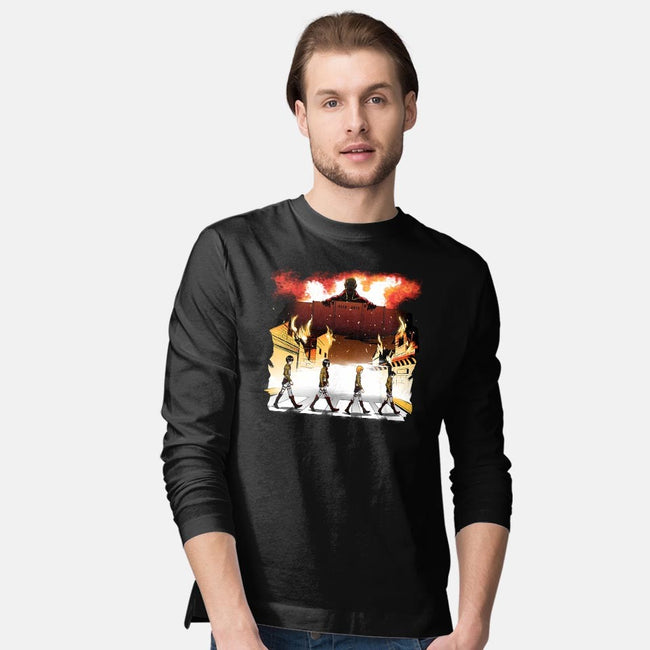 Titan's Road-mens long sleeved tee-Coinbox Tees