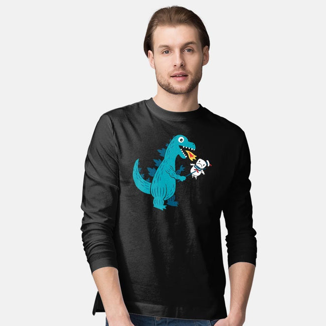 Everyone Loves Marshmallow-mens long sleeved tee-DinoMike