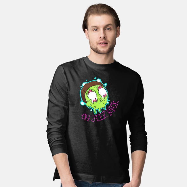 OH JEEZ-mens long sleeved tee-ithrowtrainz