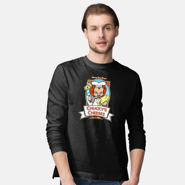 Chucky's Cheeses-mens long sleeved tee-krusemark
