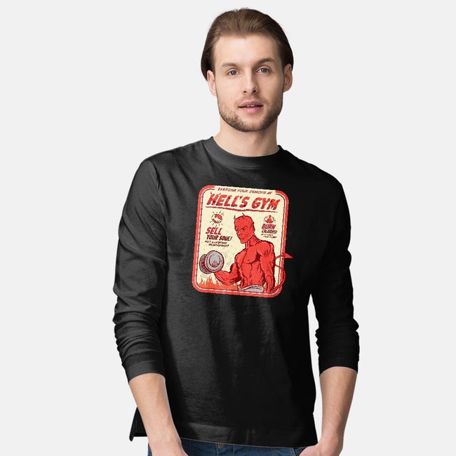 Hell's Gym-mens long sleeved tee-hbdesign