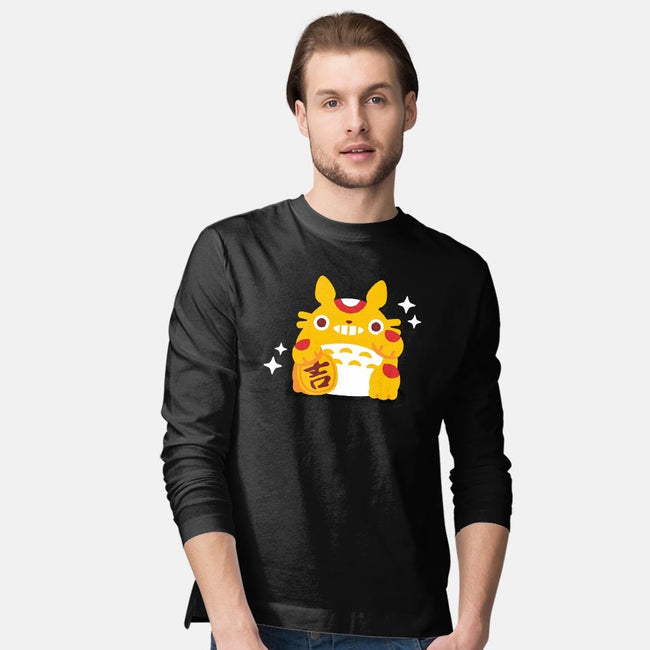 My Neighbor Maneki-Neko-mens long sleeved tee-daria rhodes