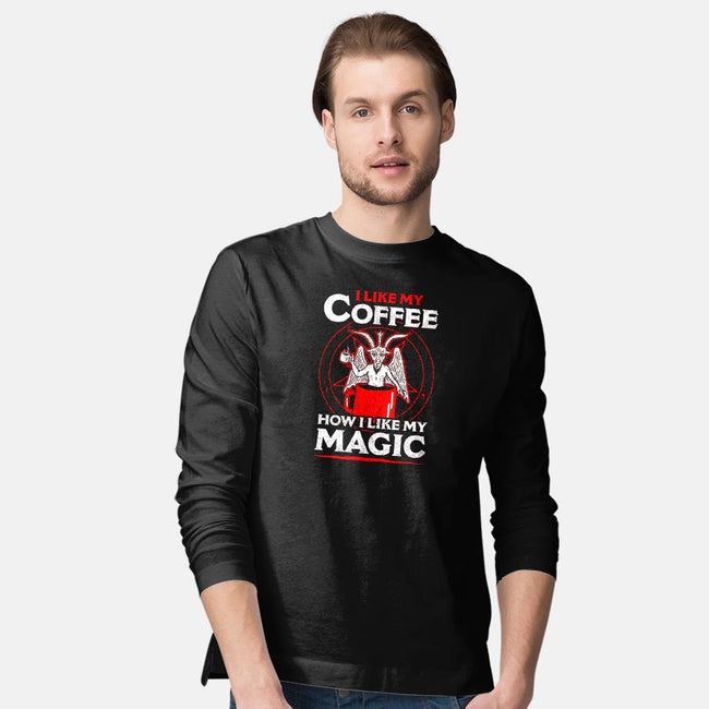 Black Magic-mens long sleeved tee-dumbshirts