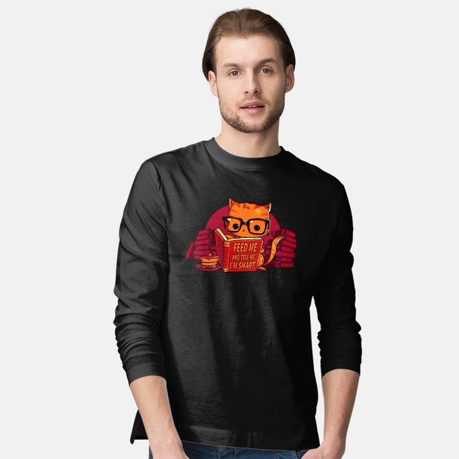 Feed Me And Tell Me I'm Smart-mens long sleeved tee-tobefonseca