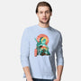 Ukiyo-E Hyrule Hero-mens long sleeved tee-dandingeroz