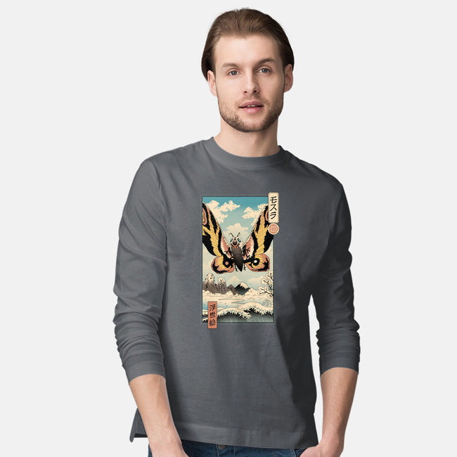 Ancient Moth Ukiyo-E-mens long sleeved tee-vp021