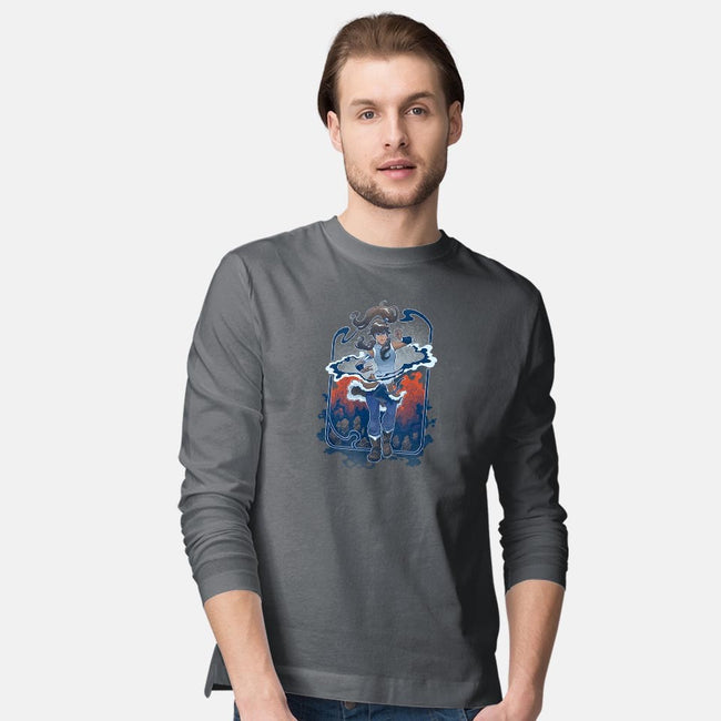 The Legend Continues-mens long sleeved tee-DoOomcat