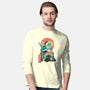 Ukiyo-E Hyrule Hero-mens long sleeved tee-dandingeroz