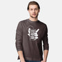 Drink Milk and Kick Ass-mens long sleeved tee-butcherbilly