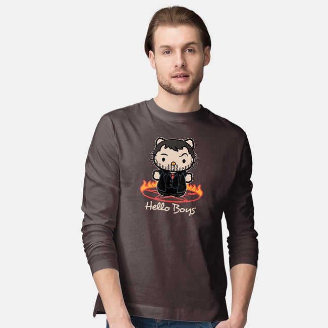 Hello Boys-mens long sleeved tee-Matt Parsons