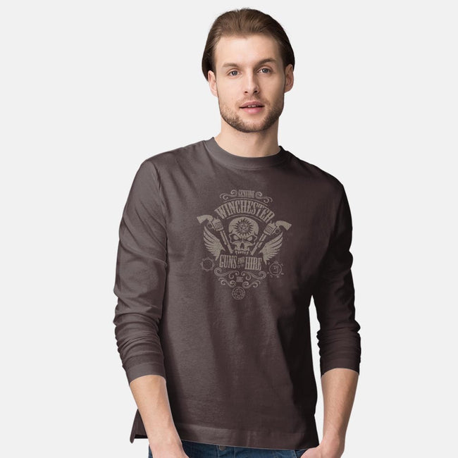 Winchester Guns for Hire-mens long sleeved tee-jrberger