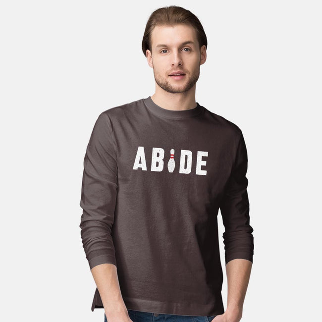 Abide-mens long sleeved tee-lunchboxbrain