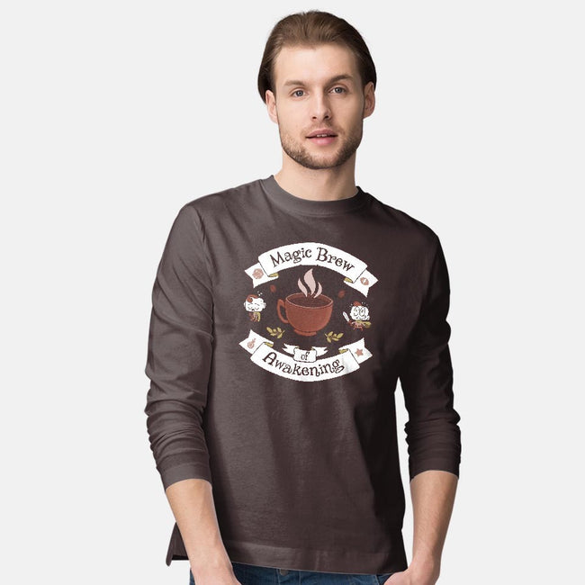 Magic Morning Brew-mens long sleeved tee-queenmob