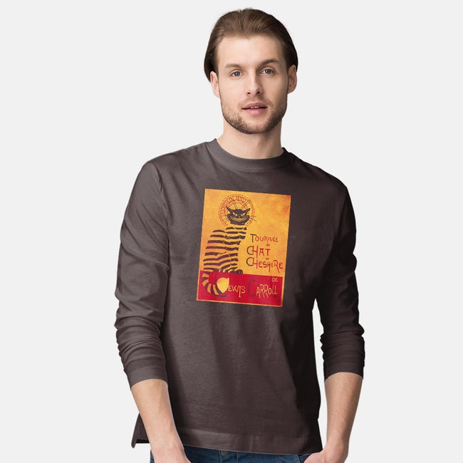 Chat du Cheshire-mens long sleeved tee-Harantula