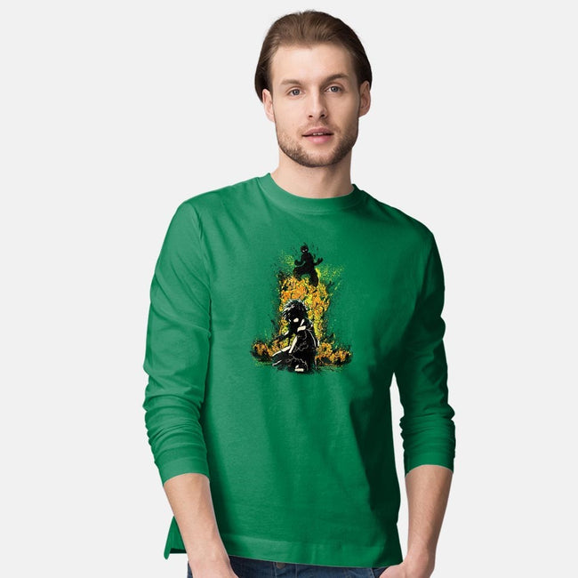 Dekuuu!!!-mens long sleeved tee-Dracortis