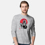 Wolf Girl Sumi-e-mens long sleeved tee-DrMonekers