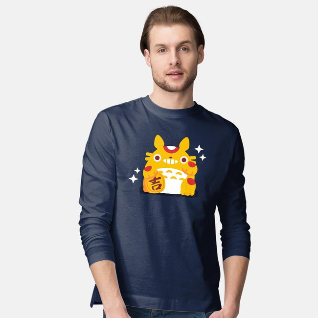 My Neighbor Maneki-Neko-mens long sleeved tee-daria rhodes