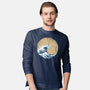 Hokusai Gojira-mens long sleeved tee-Mdk7