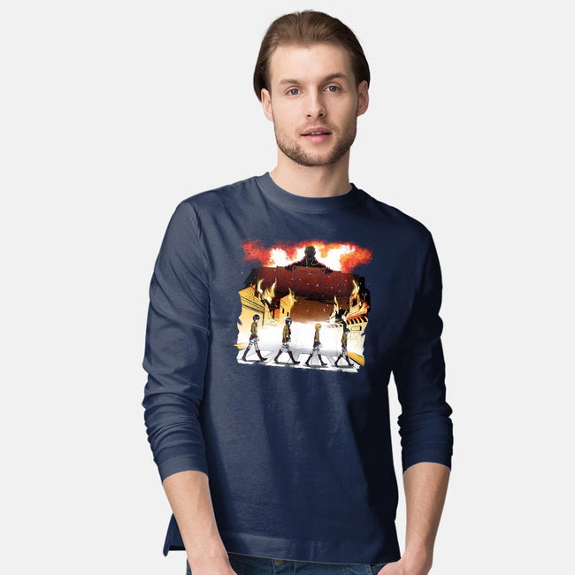 Titan's Road-mens long sleeved tee-Coinbox Tees