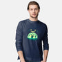 Totoro and His Umbrella-mens long sleeved tee-Arashi-Yuka