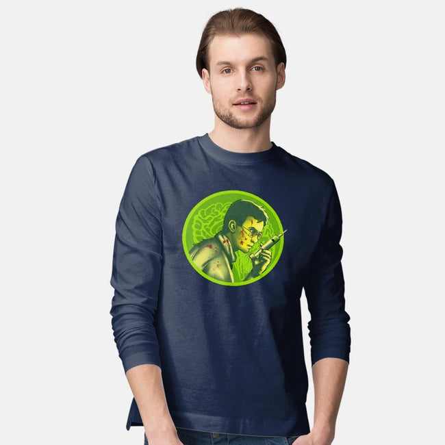 Cat Dead, Details Later-mens long sleeved tee-Fishmas