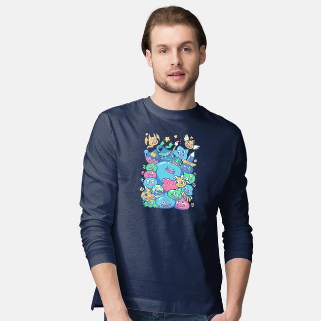 Slime Party-mens long sleeved tee-TechraNova