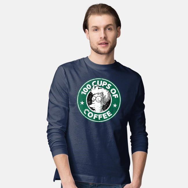 100 Cups of Coffee-mens long sleeved tee-Barbadifuoco