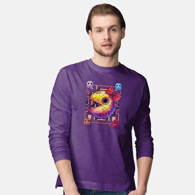Ms Pac Muertos-mens long sleeved tee-MoniWolf